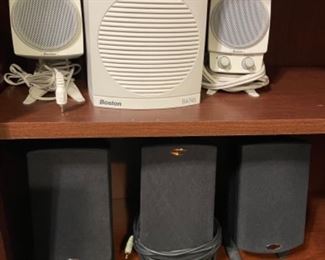 Boston BA 745 speaker system and Klipsch THX speaker systems.                        $30.00 each