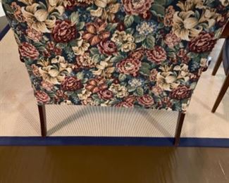 Floral Settee: 48.5”w 24” d  44” h.                  $185.00