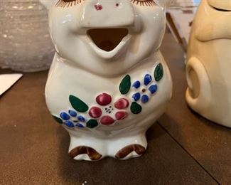 Shawnee Pottery Smiley Pig Pitcher