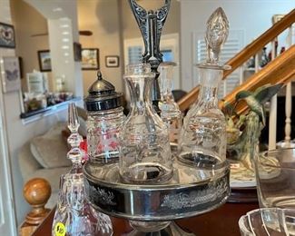 Cruet Set - Silver Plate