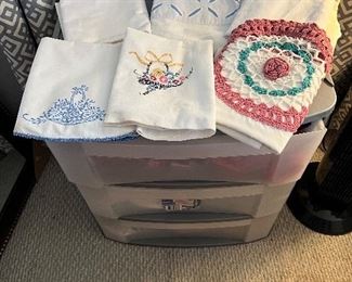 Pillowcases 
Tea towels 