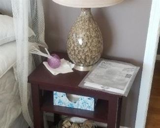 Table lamp & nightstand