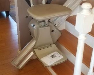 Bruno stair lift - for 14 stairs. Currently left mount but can be right mount. Includes two remotes. $3200.00 new, asking $650.
