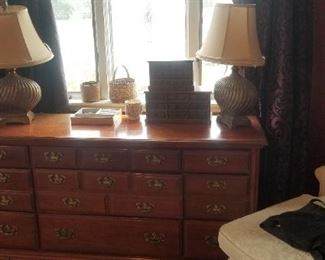 Solid wood dresser by American Drew