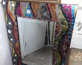 Large Mosaic Mirror