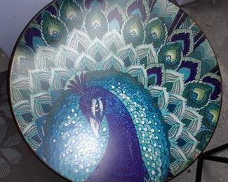 STUNNING Peacock Table
