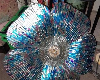 Large Flower Petal Mosaic Wall Art