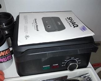 Shaq Grill & Press W/ Instruction Booklet