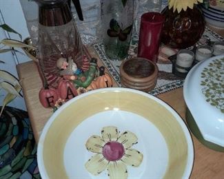 Assorted Kitchen Items (Glassware, China, Dishware, Pots & Pans, Etc.)