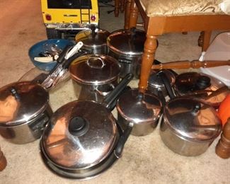Assorted Kitchen Items (Glassware, China, Dishware, Pots & Pans, Etc.)