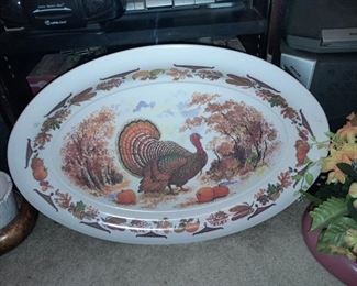 Turkey Platter Serving Tray