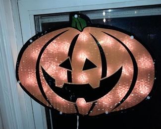 Light-Up Halloween Pumpkin