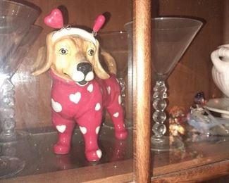 Blue Sky Valentine's Day Dog