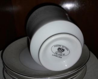 "Lovelace" By Crown Victoria China Set