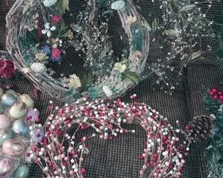 Assorted Holiday Wreaths