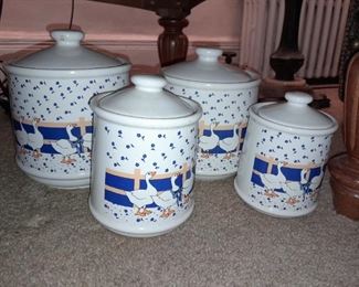 Geese Canister Set