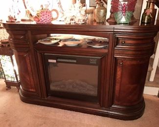 Faux Fireplace Furniture Piece