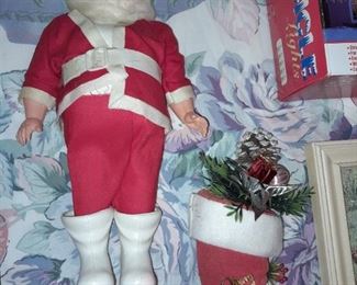 Vintage Santa Doll