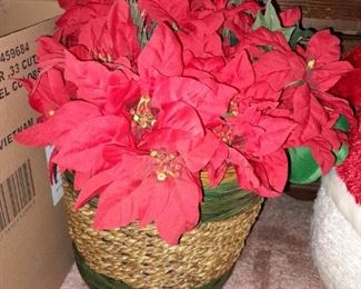 Faux/Decorative Poinsettia Plant