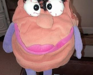 Vintage 1987 Video Vegetable "Sweet Potato Sue" Pillow Plush