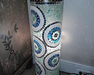 Light Up Mosaic Column/Pedestal