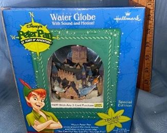 Disney Peter Pan Hallmark Water Globe $35.00