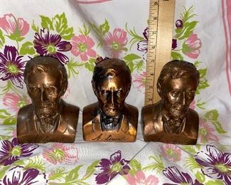 3 Lincoln Advertising Banks $15.00