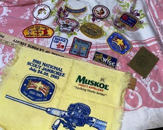 Boy Scout Patches and Towel $24.00
