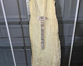 Silver Bow Dress $8.00