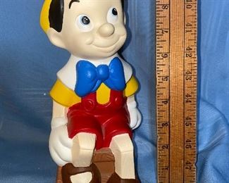 Ceramic Pinocchio Hand Painted $12.00