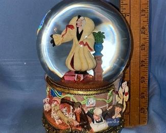 101 Dalmatians Marc Davis Snow Globe $250.00