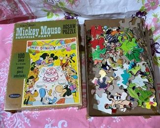 Whitman Mickey Surprise Party Puzzle $5.00