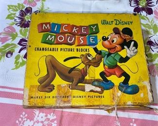 Mickey Mouse Blocks Puzzle, case is taped $10.00