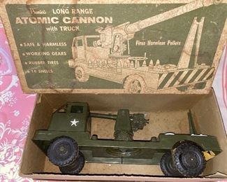 Premier’s Long Range Atomic Cannon Truck, see photos for condition $25.00