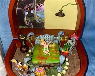 Bradford Exchange Tinker Bell’s Cottage Music Box with Box  $400.00