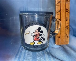 Magician Mickey 1937 Glass Mug $6.00