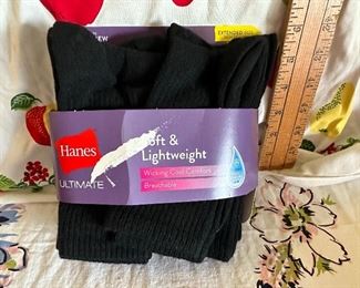 Hanes Extended Size Pack of Socks $6.00 Shoe Size 8-12