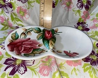 Rose Divided Dish $8.00