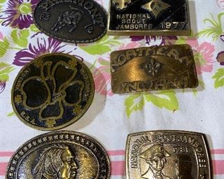 6 Belt Buckles $40.00