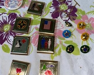 Boy Scout Scarf Slides and Pins $23.00