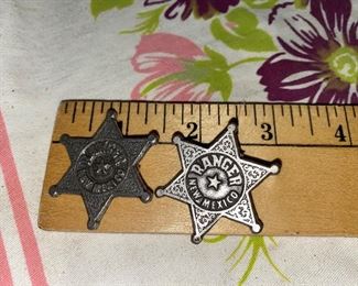 2 Small Ranger Metal Badges $8.00