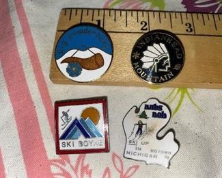 4 Ski Pins $8.00