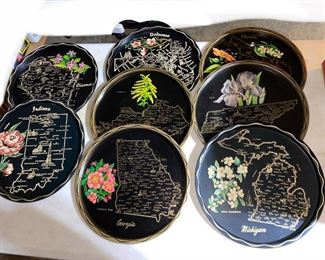 8 Tin Serving Trays $36.00