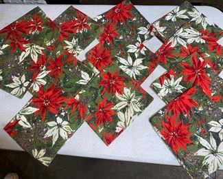 12 Christmas Napkins $12.00