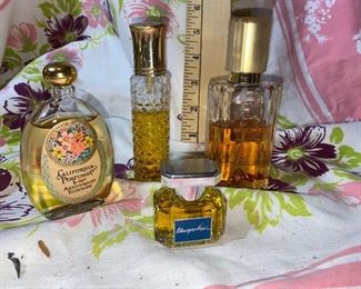 Amber Mist, Unspoken, California Perfume and unknown bottle $30.00