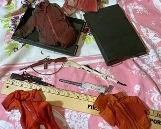 GI Joe Clothing and Accessories, has some staining $10.00