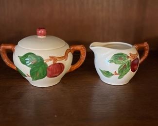 Franciscan Apple Cream and Sugar $15.00 #2