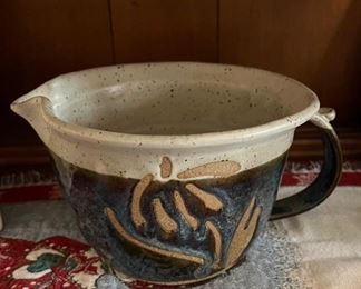 5 Inch Tall Pottery Pitcher $10.00