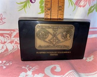 National Scout 1981 Paperweight $10.00