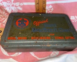 Official Boy Scout Handicraft Chest $8.00